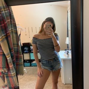 Navy & White Top (can be OTS)